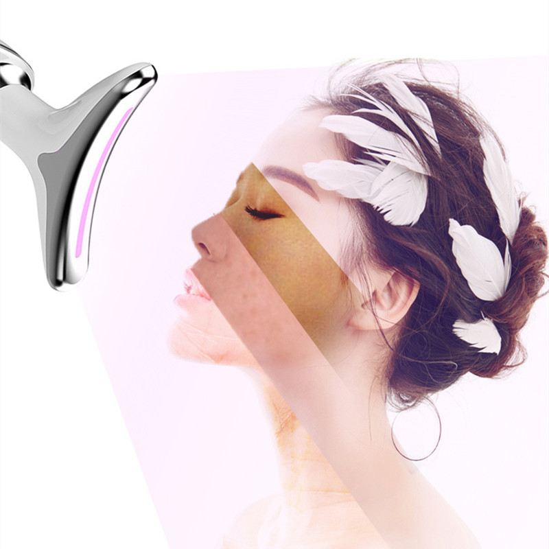 Električni mikrostrujni odstranjivač bora EMS Termalni masažer za podizanje i zatezanje vrata Reduce Double Chin Njega kože protiv bora