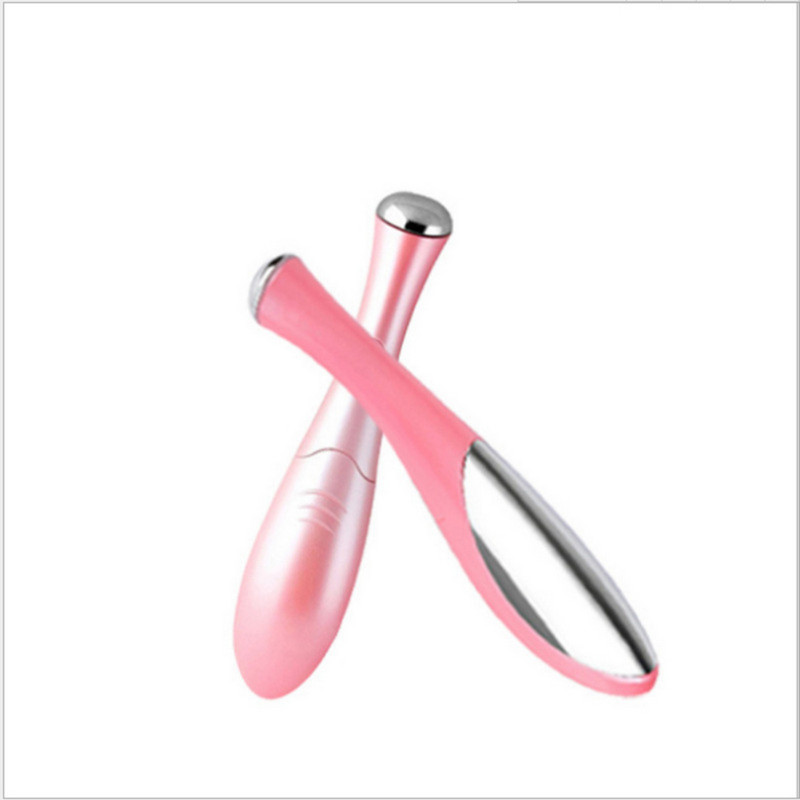 Мини електрически вибрационен масажор за очи, лице, грижа за очите, против стареене, бръчки, тъмни кръгове, писалка, премахване на вибрации, масаж, релаксация