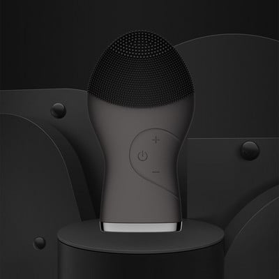 Perie electronică de curățare a feței, impermeabilă, siliconică, perie sonică de curățare a feței USB, perie electrică de curățare a feței pentru bărbat