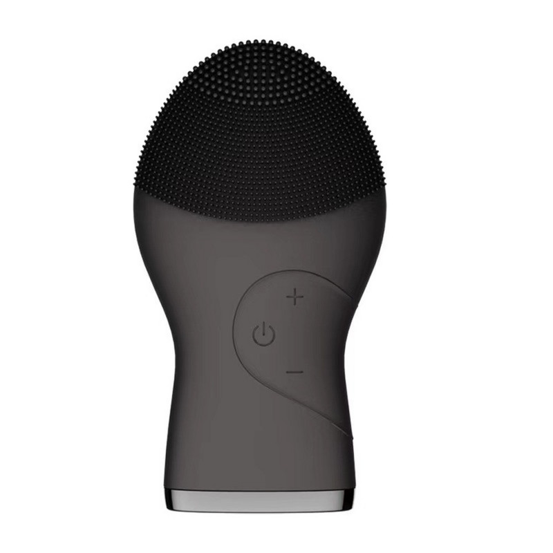 Perie electronică de curățare a feței, impermeabilă, siliconică, perie sonică de curățare a feței USB, perie electrică de curățare a feței pentru bărbat