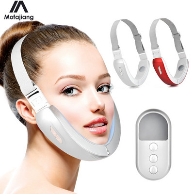 Dispozitive de lifting facial Bandaj de masaj Dispozitiv de îndepărtare a bărbiei duble Microcurenți Terapie cu LED Aparate de înfrumusețare Aparate de bandă pentru riduri de față