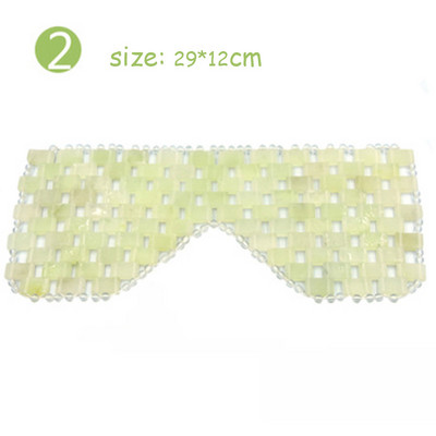 Маска за очи с розов кварц, маска за очи, маска за очи, истинска нефритова маска, нефритови камъни за масаж, охлаждащи очила, грижа за очите, комплект инструменти за релаксация