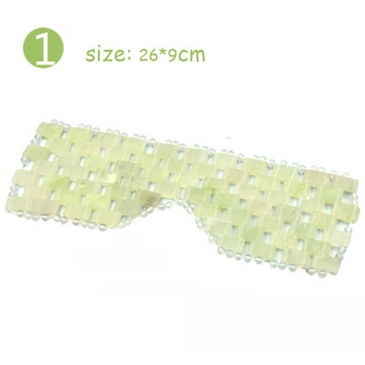 Маска за очи с розов кварц, маска за очи, маска за очи, истинска нефритова маска, нефритови камъни за масаж, охлаждащи очила, грижа за очите, комплект инструменти за релаксация