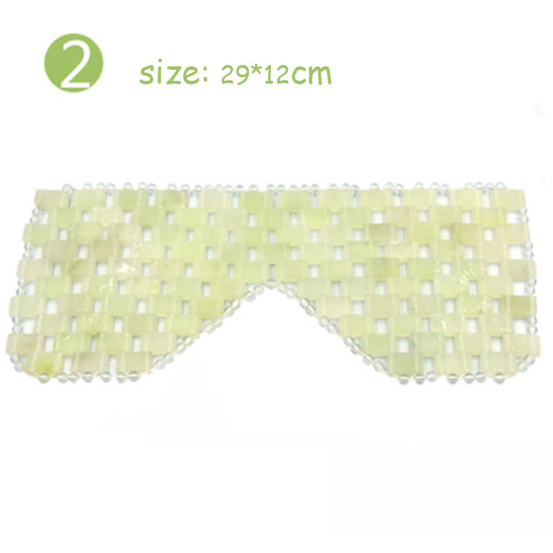 Маска за очи с розов кварц, маска за очи, маска за очи, истинска нефритова маска, нефритови камъни за масаж, охлаждащи очила, грижа за очите, комплект инструменти за релаксация