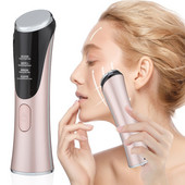 EMS Arcmasszírozó Vibrációs Forró tömörítés Ránctalanítás Skin Frim Tightening Lifting kezelés Bőrápoló Beauty Device