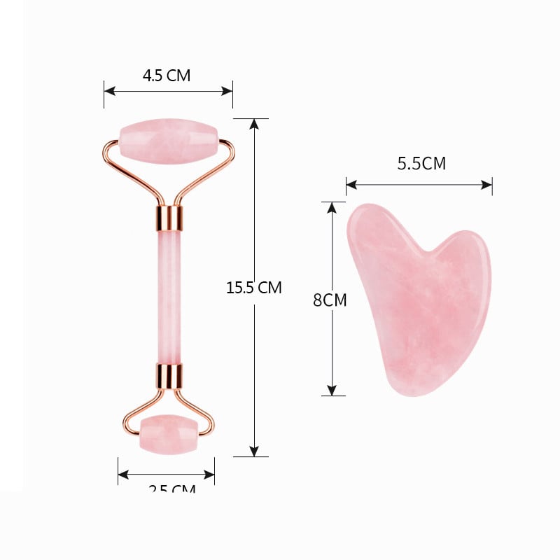 Archenger Gua Sha készlet Arcmasszírozó görgős arcgörgős masszázskészlet Arc lifting szépség masszázs eszköz