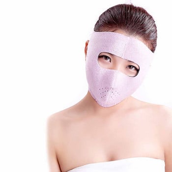 Повдигаща стягаща маска за лице Home Comfort Mask Bandage V-lift Facial Slimming Bandage Mask Регулируема Пасва на лицето Лесна за носене