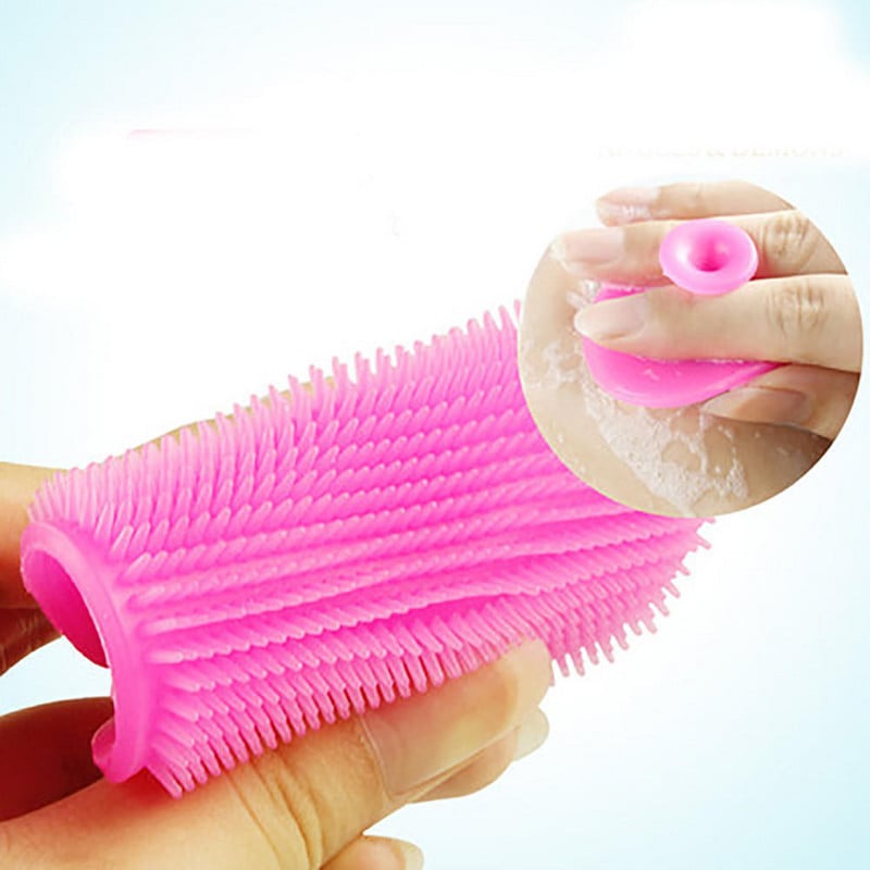 Szilikon Beauty mosópárna arcradír mitesszer arctisztító kefe eszköz puha mélytisztító kefék baba arckefe