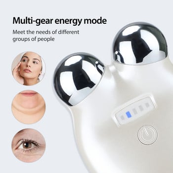 EMS Micro-current Face Lifting Machine 3D Ролков масажор за лице против бръчки, стягане, подмладяване на кожата, инструмент за масаж на очите