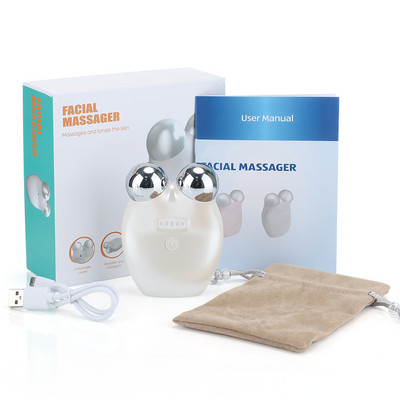 EMS Micro-current Face Lifting Machine 3D Ролков масажор за лице против бръчки, стягане, подмладяване на кожата, инструмент за масаж на очите