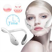 EMS Microcurrent Face Slimming Skincare Machine V-Face Lift Device V-Line Facial Lifting Wibratory Masszírozó Dupla áll eltávolító