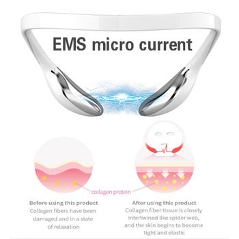 EMS Microcurrent Face Slimming Skincare Machine V-Face Lift Device V-Line Facial Lifting wibratory Масажор Двойна брадичка Remover