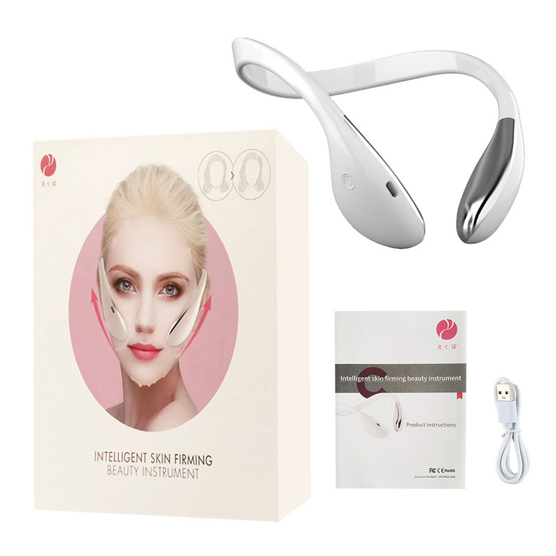 EMS Microcurrent Face Slimming Skincare Machine V-Face Lift Device V-Line Facial Lifting Wibratory Masszírozó Dupla áll eltávolító