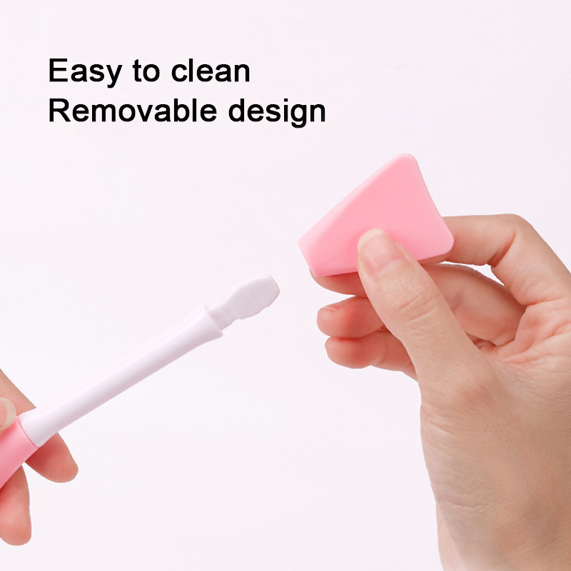 5 színű DIY maszk keverő medve kétfejű szilikon gél maszk ecset Beauty mud maszk Arclemosó kefe Arc bőrápoló eszközök