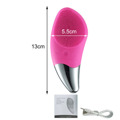 2 u 1 Električni čistač lica Perilica Stroj za čišćenje lica Čistač pora na koži Silikonska četka za čišćenje lica Četka za masažu lica