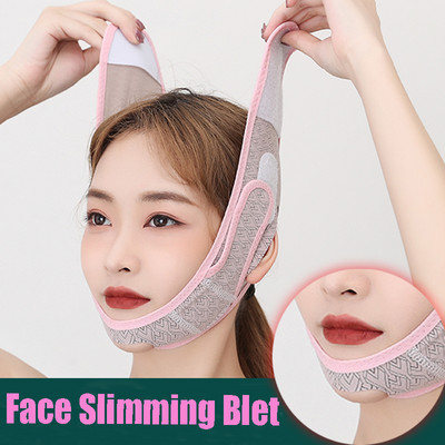 Bandaj elastic pentru slăbire a feței Linie în V Față Shaper Femei Bărbie Lift Up Curea Facială Curea antirid Îngrijirea feței Instrumente subțire