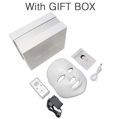 7 boja LED maska za lice Fotonska terapija protiv akni Uklanjanje bora Pomlađivanje kože Izbjeljivanje Spa maska Stroj za njegu kože