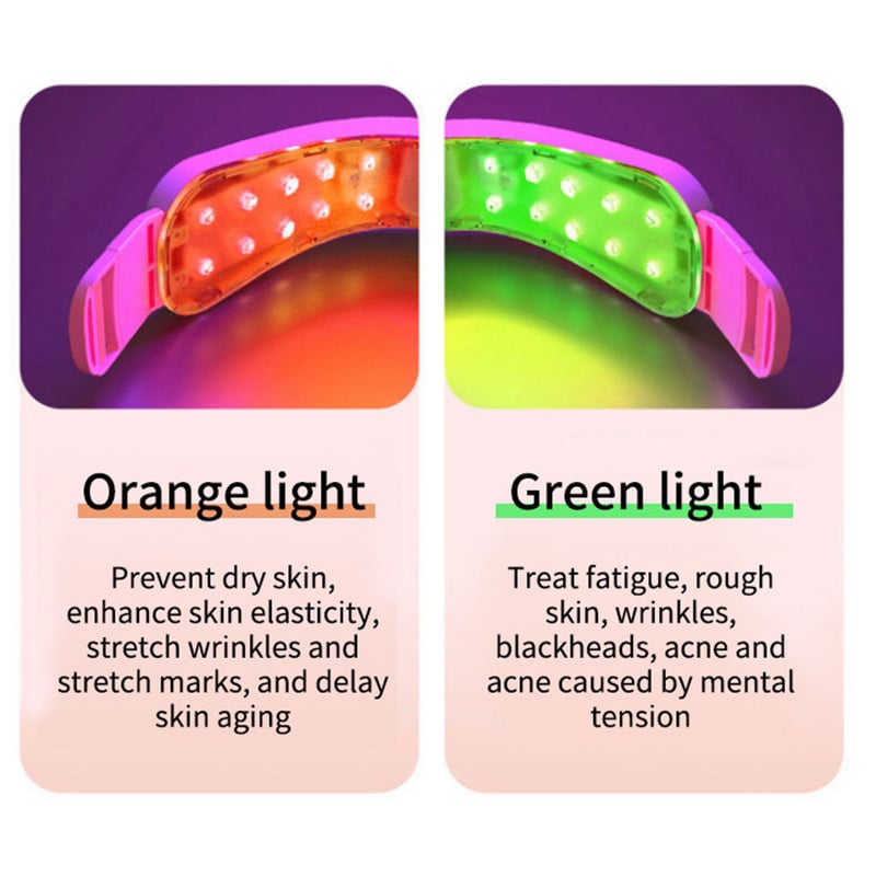 Uređaj za podizanje lica LED fotonska terapija Vibracijski masažer za mršavljenje lica Dvostruka brada Stroj za podizanje obraza u obliku slova V