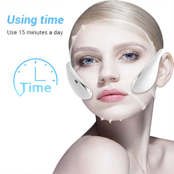 EMS V shap Face Lift Device V Line Facial Lifting Wibratory Massager Microcurrent Slimming Skin Care Machine Double Chin Remover