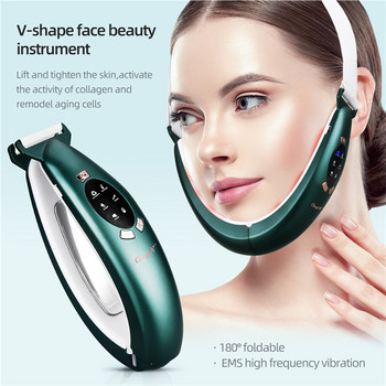 CkeyiN V Face Lifting Massager Double Chin Removal Facial Vibrator Tightening Slimmer Chin Reducer Θεραπεία LED Εργαλεία φροντίδας δέρματος