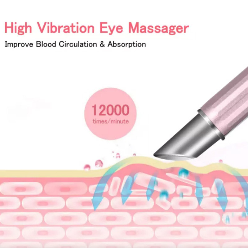 Eyes Massager EMS Beauty Device Bőrápolás Bőrfeszesítő Ránctalanítás Táplálkozási bemenet Öt mód Hanghullám Vibrációs ajak