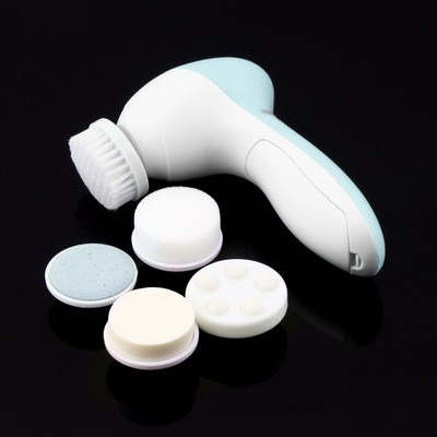 5 az 1-ben elektromos arcmosó arc pórustisztító testtisztító masszázs mini Skin Beauty masszírozó kefe