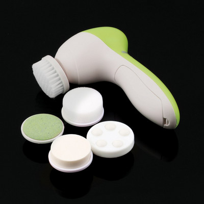 5 az 1-ben elektromos arcmosó arc pórustisztító testtisztító masszázs mini Skin Beauty masszírozó kefe