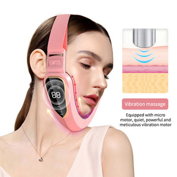 Устройство за повдигане на лице LED фотонна терапия EMS Отслабване на лице Вибрационен масаж Двойна брадичка V-образна форма на лице Машина за повдигане на бузите