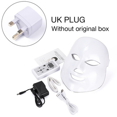 NOBOX-Foreverlily 7 spalvų LED veido kaukė fotonų šviesos terapijos odos atjauninimo veido PDT odos priežiūra grožio kaukė Ance Treatment