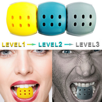 2PCS JawLine Exerciser Ball Facial Jaw Muscle Toner Trainin Fitness Anti-aging Food-grade Silica Chin Cheek Lifting face slimmer