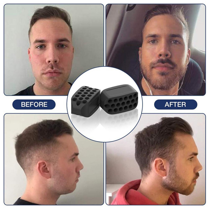 2 DB JawLine Exerciser Ball arcápoló állkapocs izom toner Trainin Fitness öregedésgátló Élelmiszer-minőségű szilika áll arc emelő arc karcsúbb