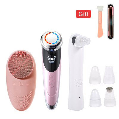 Veido valymo šepetėlis vandeniui atsparus Sonic aukšto dažnio vibruojantis veido šepetėlis giliam valymui, švelniam šveitimui ir masažui