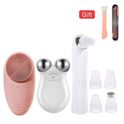 Veido valymo šepetėlis vandeniui atsparus Sonic aukšto dažnio vibruojantis veido šepetėlis giliam valymui, švelniam šveitimui ir masažui