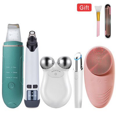 Veido valymo šepetėlis vandeniui atsparus Sonic aukšto dažnio vibruojantis veido šepetėlis giliam valymui, švelniam šveitimui ir masažui