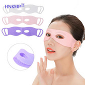 Daugkartinio naudojimo silikoninė akių kaukė su kabliuku, neleidžianti išgaruoti, drėkinanti, mažinanti raukšles, mažinanti nuovargį Akių pleistrai mažina akių sausumą