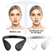 Elektrinis EMS V veido masažuoklis Veido raumenų pakėlimas Liekninamasis veido liekninamasis odos stangrinimo prietaisas Veido pakėlimo aparatas