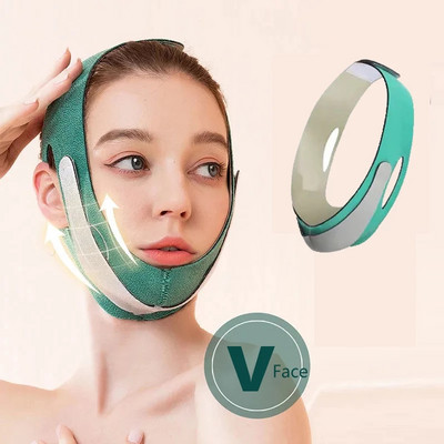 Belaidis vibracinis V-Line Lift Up Belt EMS veido pakėlimo įrenginys LED fotonų terapijos veido liekninamasis masažas dvigubo smakro pašalinimas