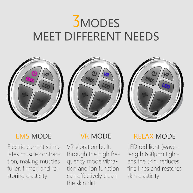 Maska za mršavljenje u obliku slova V EMS uređaj za masažu lica s mikrostrujom Lice za tanju liniju podizanja brade Instrument za zatezanje kože