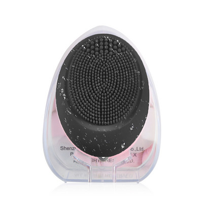 Naujas mini dydžio elektrinis Sonic veido valymo šepetėlis vandeniui atsparus silikoninis veido šveitiklis, skirtas poras giliai valomam odos priežiūros masažuokliui
