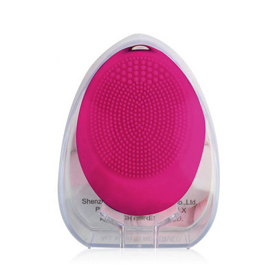 Naujas mini dydžio elektrinis Sonic veido valymo šepetėlis vandeniui atsparus silikoninis veido šveitiklis, skirtas poras giliai valomam odos priežiūros masažuokliui