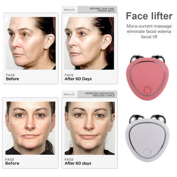Bear Microcurrent Facial Device, Face Sculpting Tool, Instant Face Lift Forcon & Contour, Μείωση Διπλού Πηγουνιού, Αυξάνει την Απορρόφηση