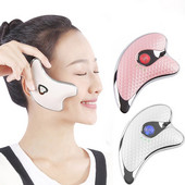 Veido kaklo guasha masažo aparatas veido raukšlių šalinimo prietaisas kūno masažuoklis Electirc veido odos masažo šveitimo grožio įrankis
