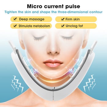 V-face Instrument Micro-current Face Shaper Συσκευή ανύψωσης και σύσφιξης προσώπου Face Slimming Artifact Intelligent Facial Massager