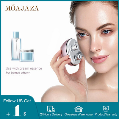 EMS Facial Lifing Device Tighten Skin Roller Vibration Face Slimming Massager Moisturize Double Chin Remove V-Face Lift Device