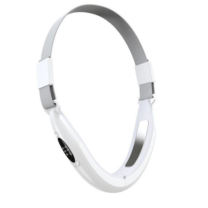 EMS Facial Lifting Device LED fotonterápiás arc karcsúsító vibrációs masszírozó dupla álla V vonal emelő öv cellulit állkapocs eszköz