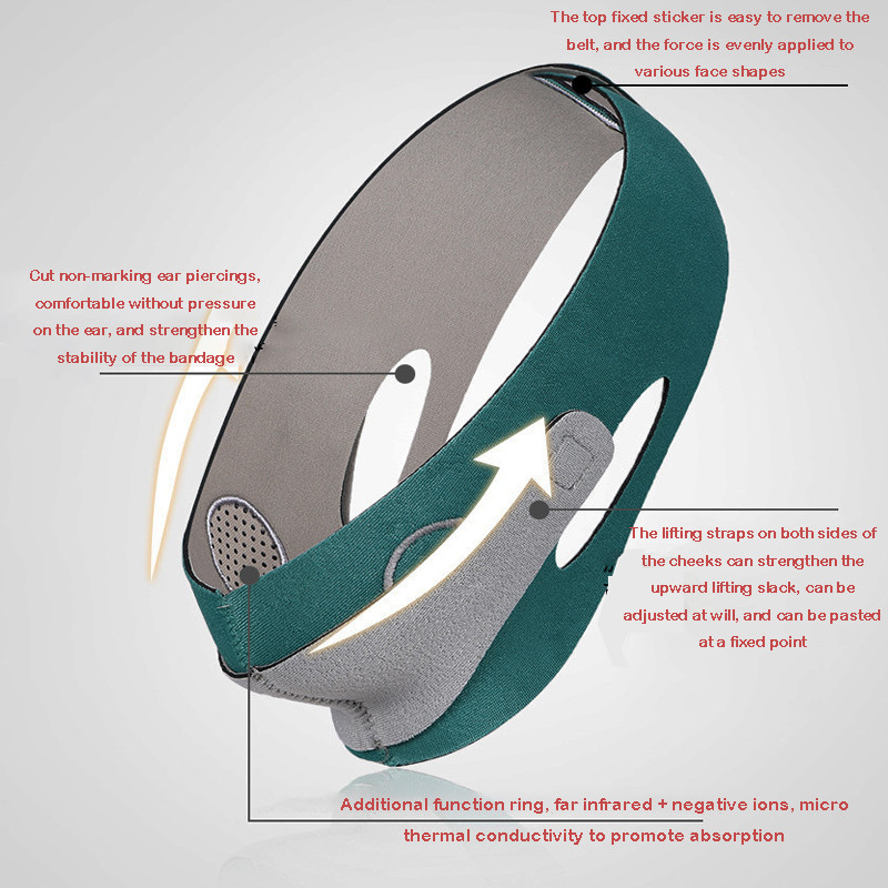 Face Lift Sleep Bandage V-face Lifting Dvostruka brada Face Shaper Slimmer Face Lift Alat Face Masseter Lifting Zdravlje i ljepota