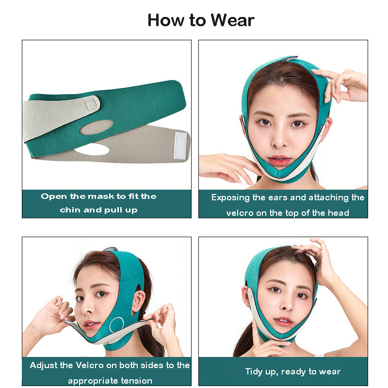 Face Lift Sleep Bandage V-face Lifting Dvostruka brada Face Shaper Slimmer Face Lift Alat Face Masseter Lifting Zdravlje i ljepota