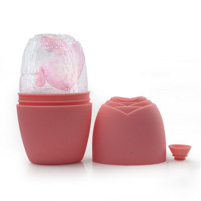 Njega kože Ljepota Lifting Alat za konturiranje Silikonske posude za kockice leda Ice Globe Ice Balls Masažer za lice Valjak za lice Smanjenje akni
