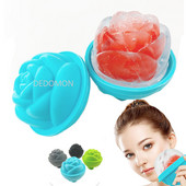 Njega kože Ljepota Valjak za hladnu masažu Lifting Alat za konturiranje Ledeni masažer za lice Silikonske posudice za kockice leda za višekratnu upotrebu Masažer za lice