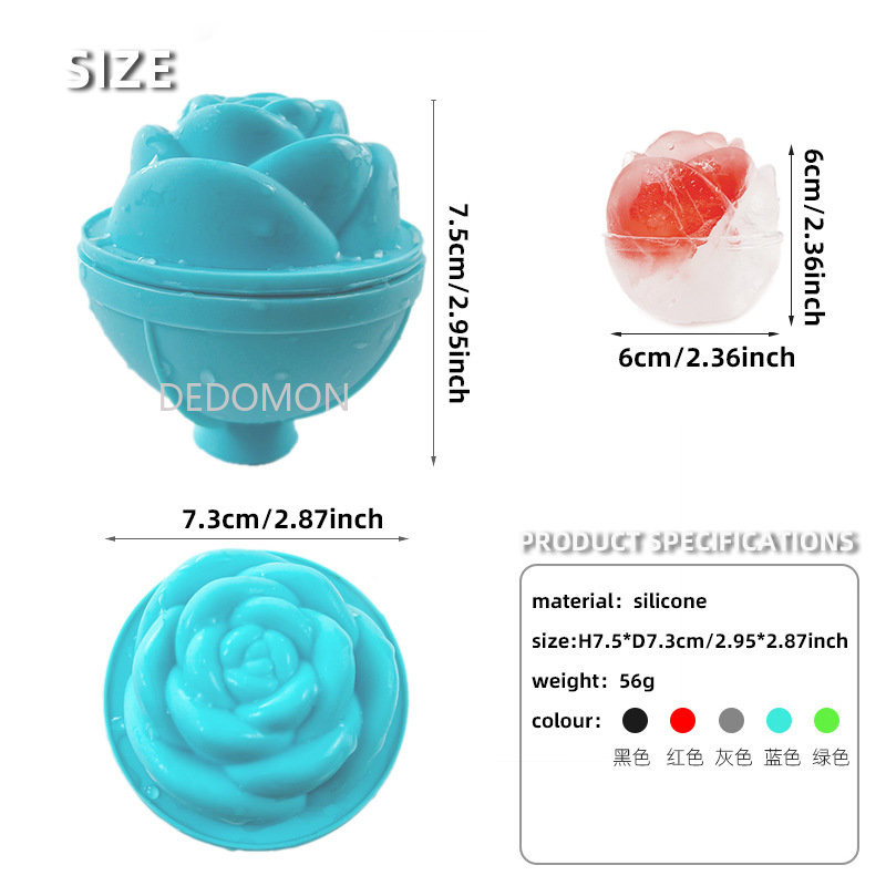 Njega kože Ljepota Valjak za hladnu masažu Lifting Alat za konturiranje Ledeni masažer za lice Silikonske posudice za kockice leda za višekratnu upotrebu Masažer za lice